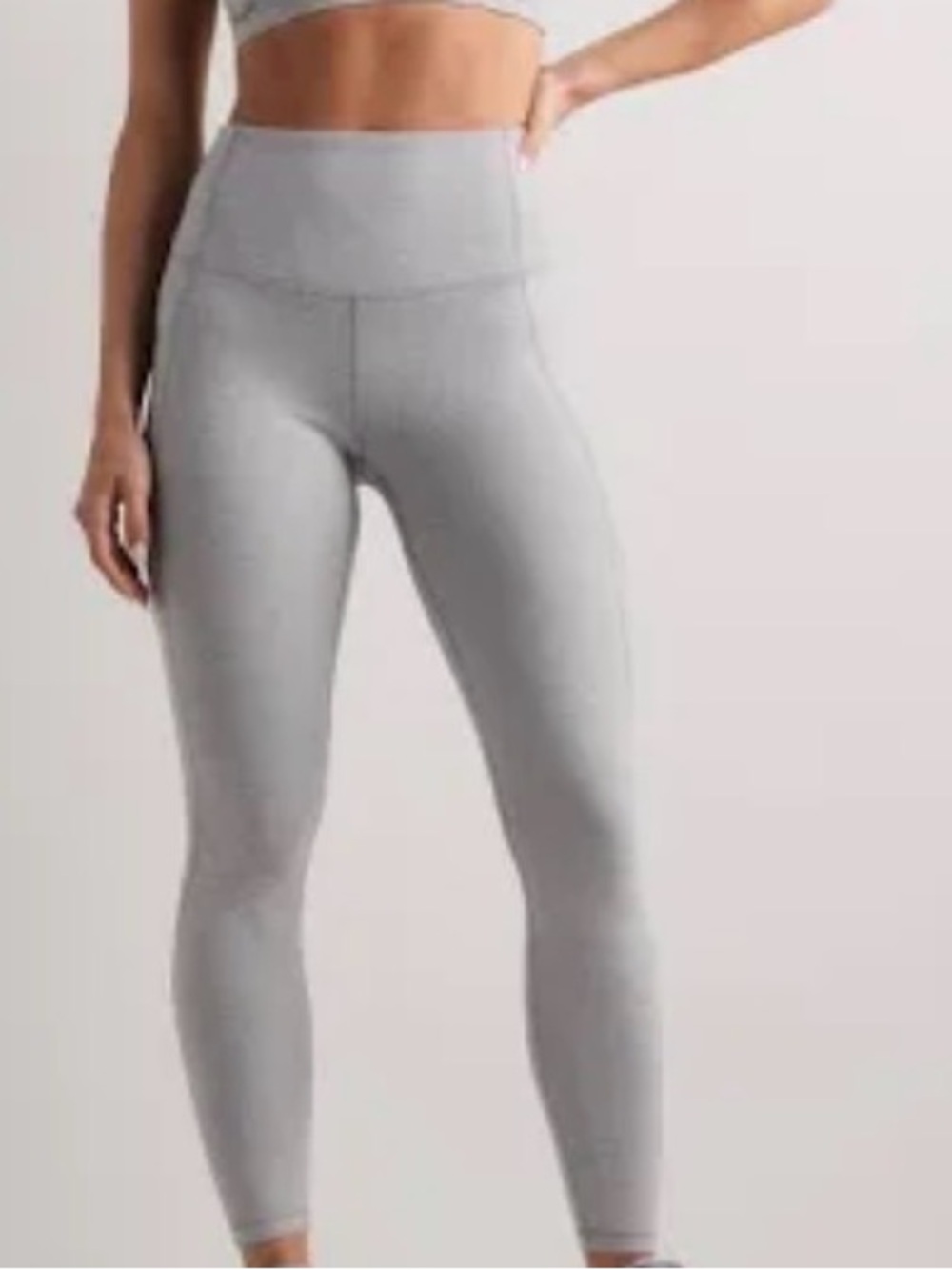Lululemon double thick extra soft brushed champagne griege leggings great! 6